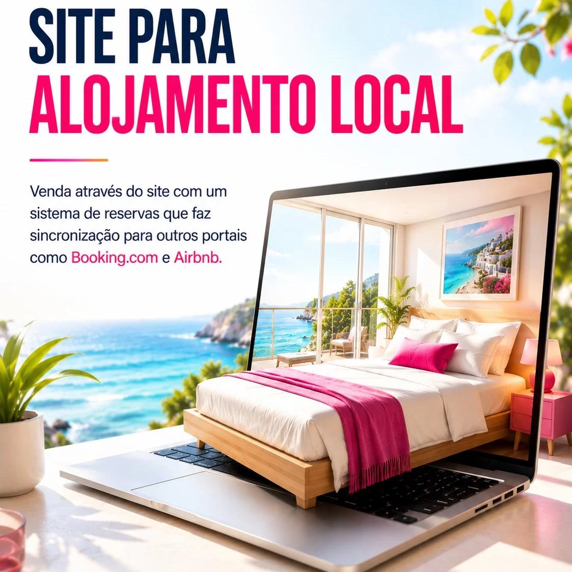 Transforme visitantes em reservas diretas.
Desenvolvemos websites para alojamentos locais com sistema de reservas e sincronização com plataformas como Booking.com e Airbnb.
Turn visitors into direct bookings.
We develop websites for local accommodation businesses with booking systems and synchronization with platforms such as Booking.com and Airbnb.
🌐 navegabem.com
#alojamentolocal #turismo #webdesign #reservasonline #marketingdigital